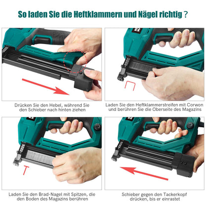 NEU MASTER Elektrotacker NTC0040 für Polster & Holz