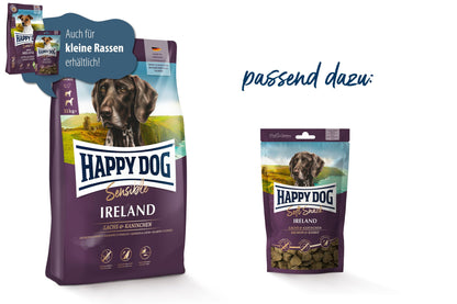 Happy Dog Sensible Ireland M Trockenfutter – Lachs, Kaninchen 12.5kg