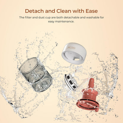 JIGOO J200 Milbensauger UV-Licht Ultraschall für Allergiker