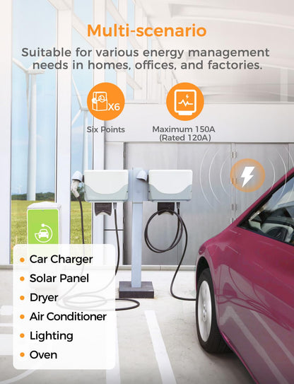 Refoss EM06 Smart Meter 3-Phasen Energiezähler - Orange