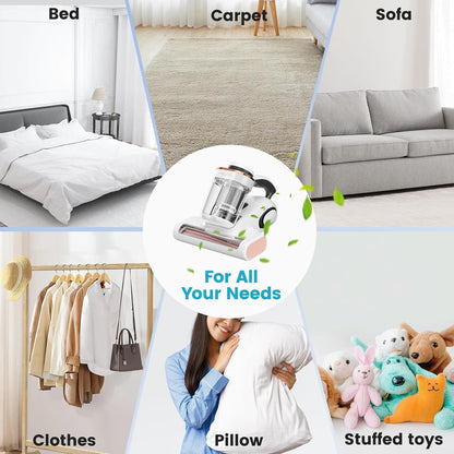 JIGOO J300 Milbensauger – Staubmilben-Sensor, UV & Ultraschall