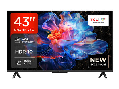 TCL 43V6C 43 Zoll 4K UHD Smart Fernseher Google TV HDR