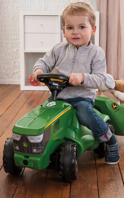 Rolly Toys Traktor Minitrac John Deere Rutscher - Grün