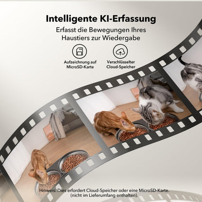 PETLIBRO 5L Katzen Futterautomat mit Kamera & 2 Näpfen