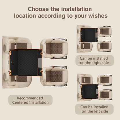 pecute Hunde Autositz XL für Grosse Hunde 70x61x55 cm