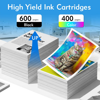 ColoWorld 540XL 541XL Tintenpatronen Multipack für Canon PG-540 CL-541