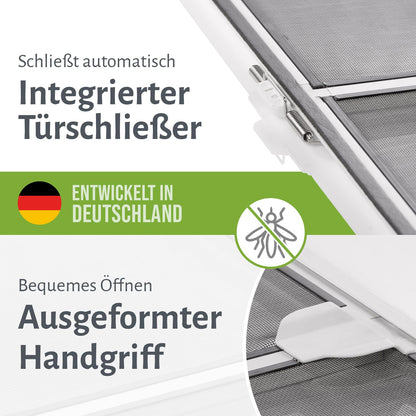 empasa Fliegengittertür START Alurahmen Bausatz weiss 100 x 210 cm