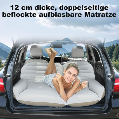 KMZ SUV Luftmatratze Auto-Bett Doppelseitig – Weiss/Kaffee