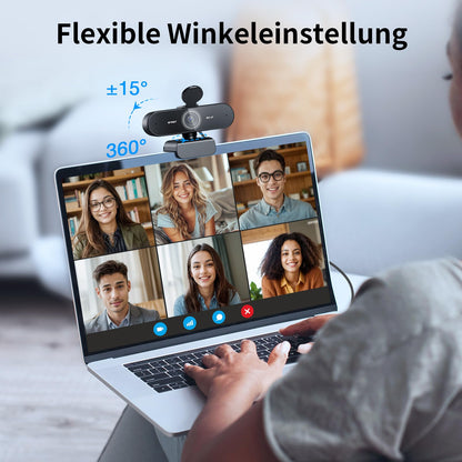 EMEET NOVA 4K Webcam – Autofokus & Rauschunterdrückung