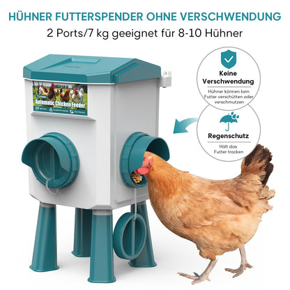 CHAMUTY Automatische Geflügeltränke 7L – Schwimmerventil