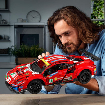 LEGO Technic 42125 Ferrari 488 GTE AF Corse #51 Rennwagen Modell
