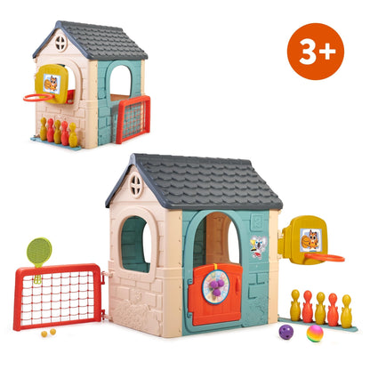 Feber Casual 6 Activities House Spielhaus mit 6 Aktivitäten FEH23000