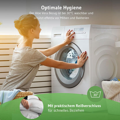 ACAMAR HWS Nackenstützkissen Seitenschläfer – Aloe Vera