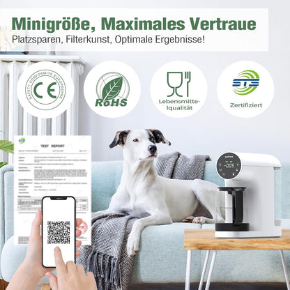 Ecoviva WP-RO-200G Auftisch Umkehrosmoseanlage - Mobil Weiss