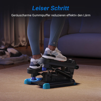 MERACH Mini Stepper Twist & Swing - mit Widerstandsbändern