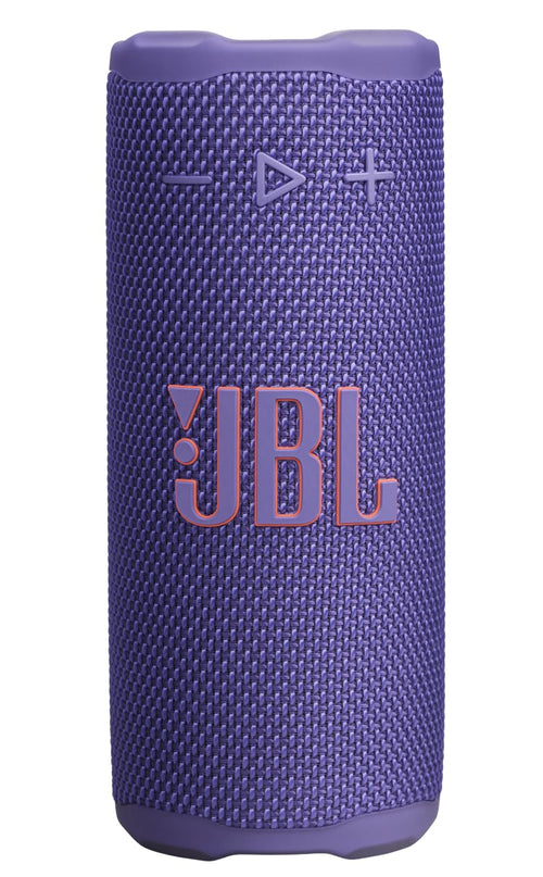 JBL Grip Bluetooth Lautsprecher mit JBL Pro Sound, IP68, Lila – kompaktes, tragbares Gehäuse mit Umgebungslicht