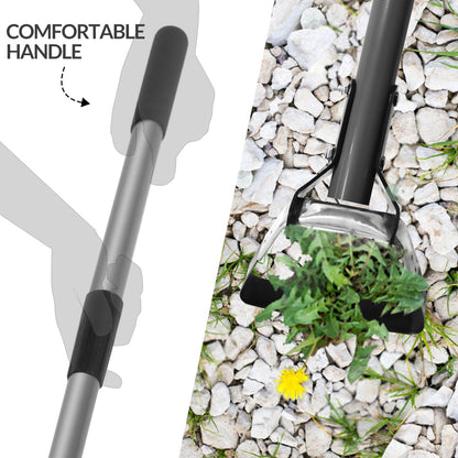 Walensee Steigbügelhacke PH-002JJN Gartenhacke mit verstellbarem Stiel