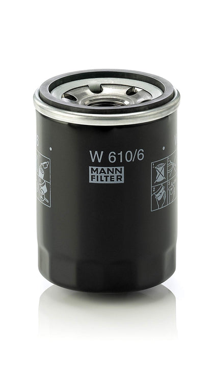 MANN-FILTER W 610/6 Ölfilter für PKW und Nutzfahrzeuge – 5er Pack
