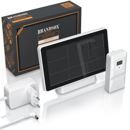 Brandson digitale WLAN Wetterstation mit Aussensensor - Modell 2025