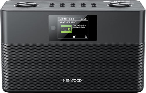 KENWOOD CR-ST80DAB-B Stereo-Kompaktradio mit DAB+ & Bluetooth. Schwarzes Kompaktradio für DAB+ & Bluetooth Audiowiedergabe.