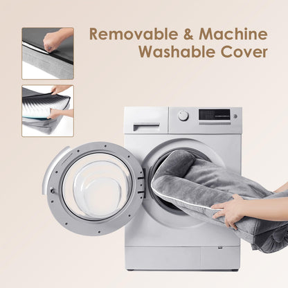 EHEYCIGA Orthopädisches Hundebett – XL, Grau (112x81cm)