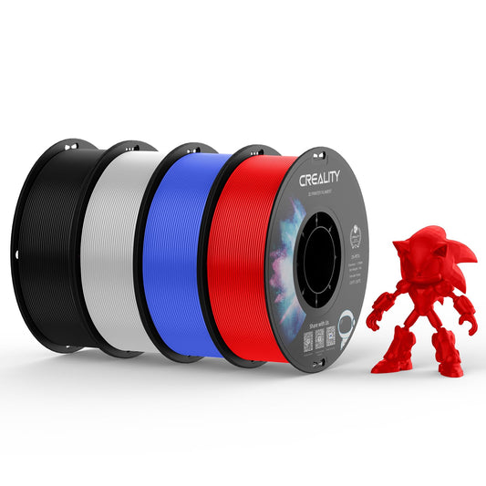 Creality PETG Filament 1.75mm 3D-Drucker Filament - Schwarz 4kg. Schwarzes PETG auf Spule für den FDM-3D-Druck.