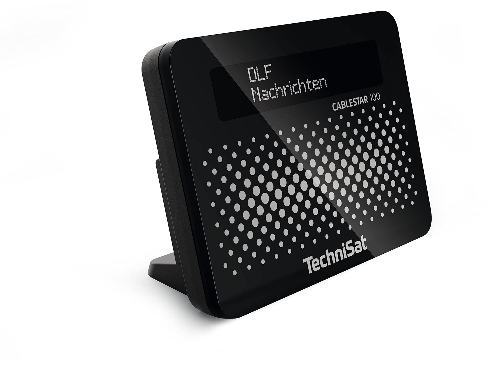 TechniSat CABLESTAR 100 DVB-C Kabelradio Tuner - Schwarz, rechteckiges Gerät für digitalen Radioempfang via DVB-C Kabelnetz.