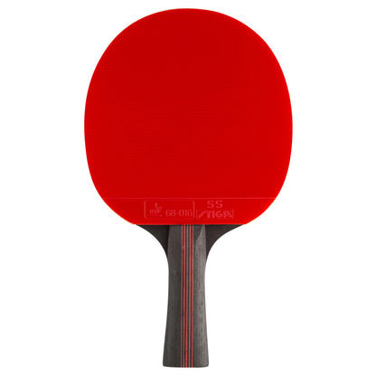 STIGA Flexure V2 5-Sterne-Tischtennisschläger, ITTF-Belag, Schwarz