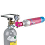 SPRUDELUX CO2-Umfülladapter DUO für Quick Connect Wassersprudler mit Überwurfmutter und Entlüftungsschraube