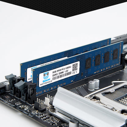 Motoeagle 16GB DDR3-1600 UDIMM Arbeitsspeicher Kit (2x 8GB) PC3-12800