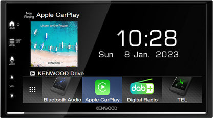 KENWOOD DMX7722DABS AV-Receiver - 6,8" CarPlay/Android Auto/DAB+