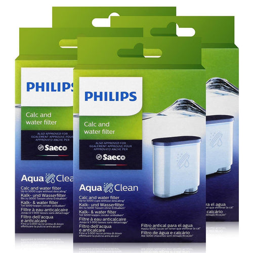 Philips Saeco AquaClean Kalk- und Wasserfilter CA6903/00, 4 Stück