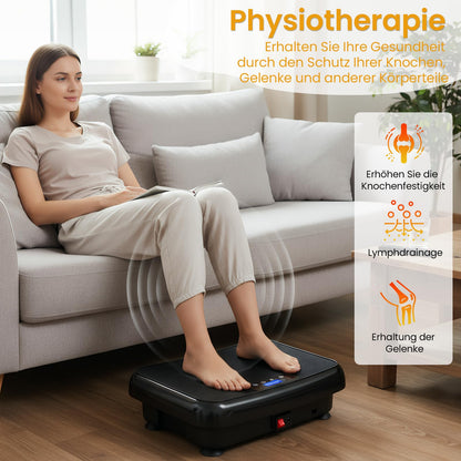 TISSCARE Mini-Vibrationsplatte für zuhause, bis 180 kg belastbar