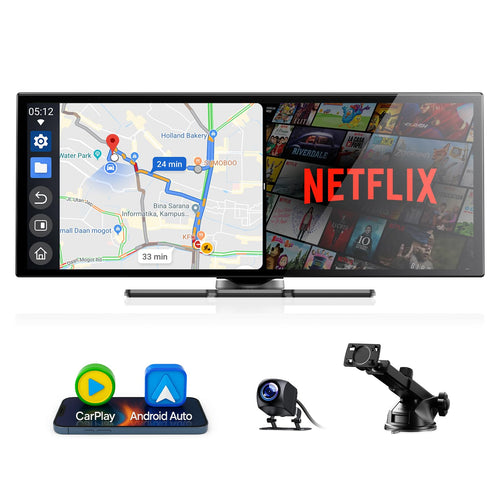 Volam Carplay Android Auto Display 10.25 Zoll - Netflix, Kamera
