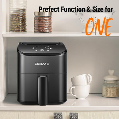 DEIME Heissluftfritteuse RA312D 2,5 l digitaler Airfryer schwarz