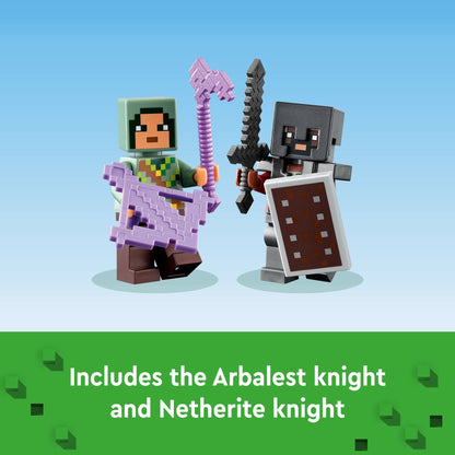 LEGO® Minecraft 21246 Das Duell in der Finsternis Set