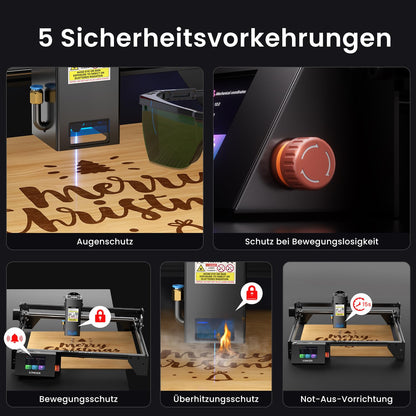 Longer RAY5 20W Laser Graviermaschine – Multimaterial