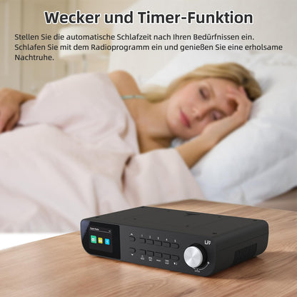 LFF Küchenradio DAB+ Tragbar - Bluetooth & Farbdisplay