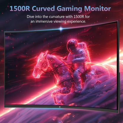 Z-Edge 27 Zoll Curved Gaming Monitor Full HD - 280Hz Schwarz