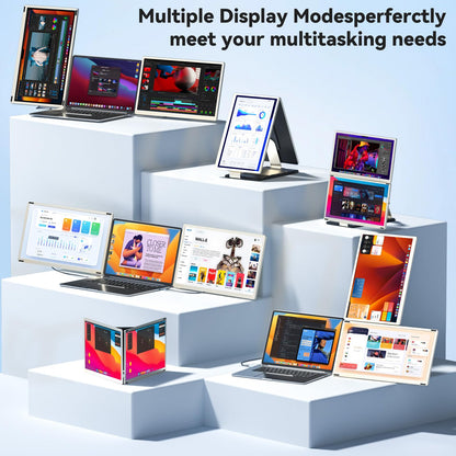 siaviala Mobiler Laptop Extender Triple Monitor 15.6" FHD