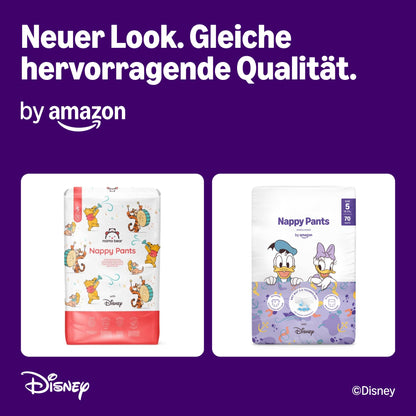 by Amazon Disney Windelhosen Grösse 5 (12–17 kg), 140 Stück