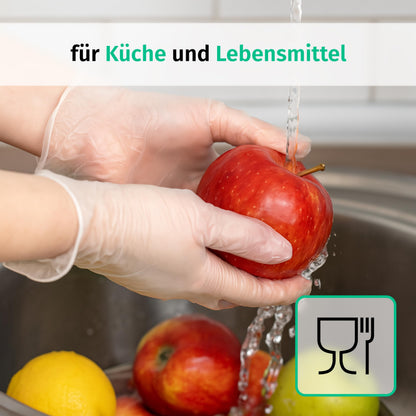 SF Einweghandschuhe Vinyl L, transparent, puderfrei, 1000 Stück