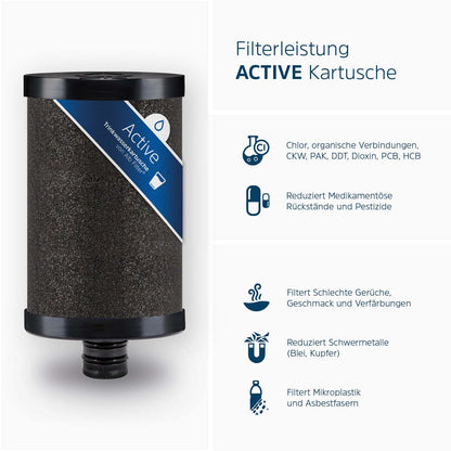 Alb Filter Active Trinkwasserfilter Edelstahl Natur – Schadstofffilter