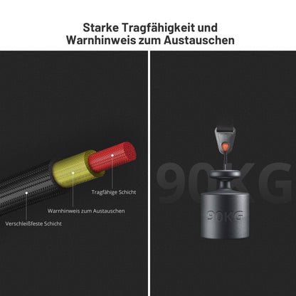 PGYTECH Kamera Schultergurt breit verstellbar, Nachtschwarz
