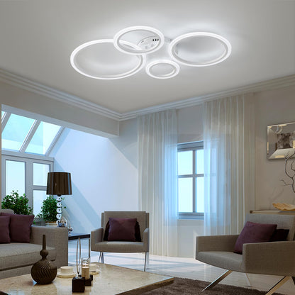 Tetipa LED Deckenleuchte Dimmbar – Farbwechsel, APP & Fernbedienung