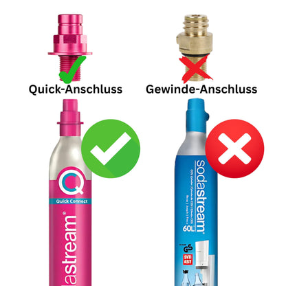 SPRUDELUX CO2-Umfülladapter DUO für Quick Connect Wassersprudler