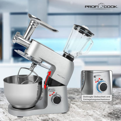 ProfiCook PC-KM 1189 Knetmaschine – Universal 3in1