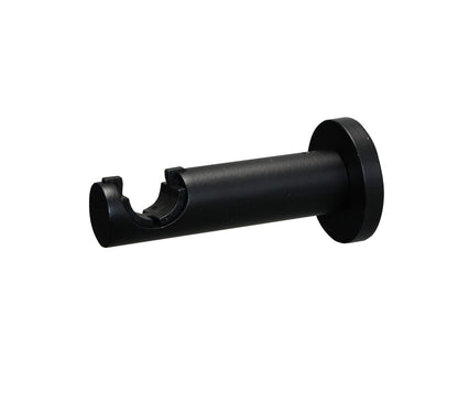 Gardinia Gardinenstangen-Set Kreta, 190-340 cm ausziehbar, schwarz-mat