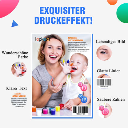 Topkolor 963XL Druckerpatronen Set für HP – Schwarz, Cyan, Magenta, Gelb
