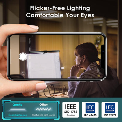 Quntis Curved Monitor Lampe LED USB 51cm – Kabelloser Regler